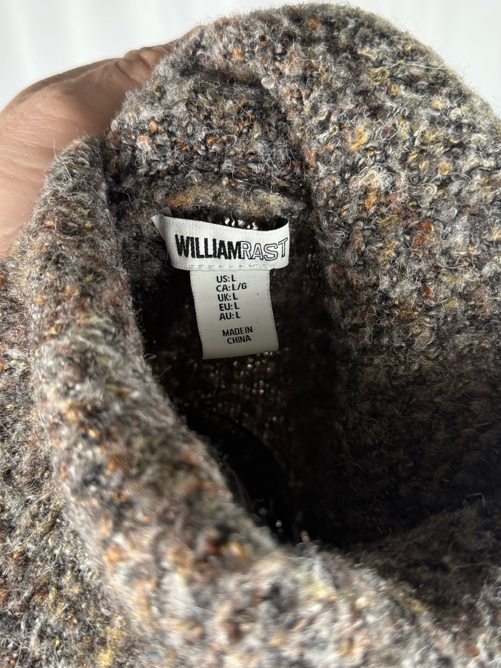 William Rast Multicolor Neutral Turtleneck Sweater - Picture 5 of 5